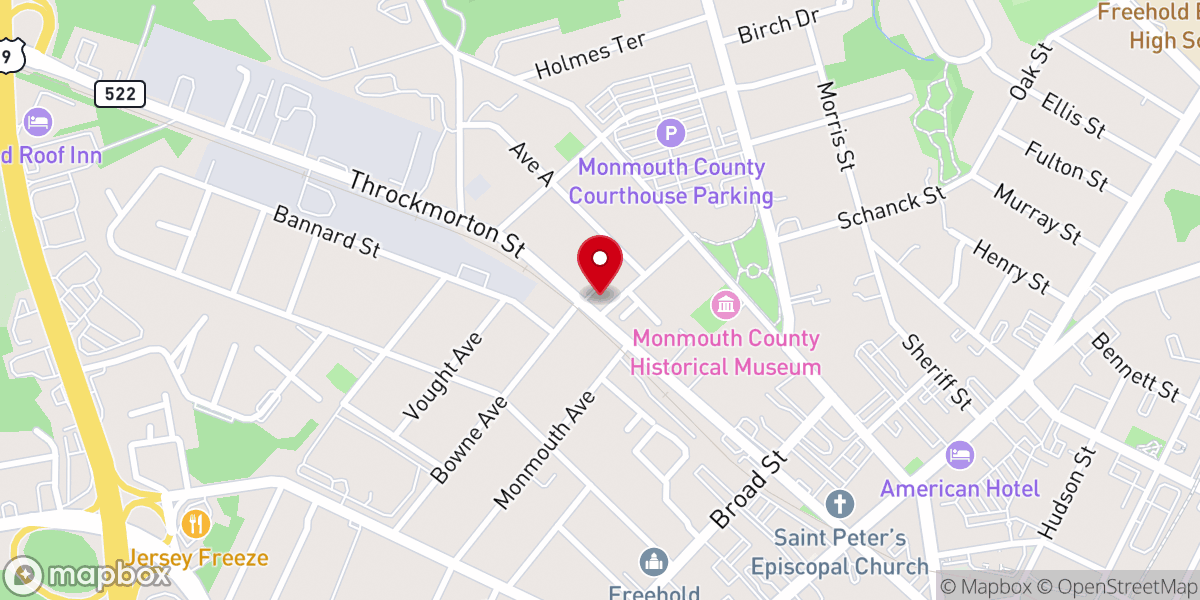 Map showing location of NEW BEGINNINGS Agape Christian Center