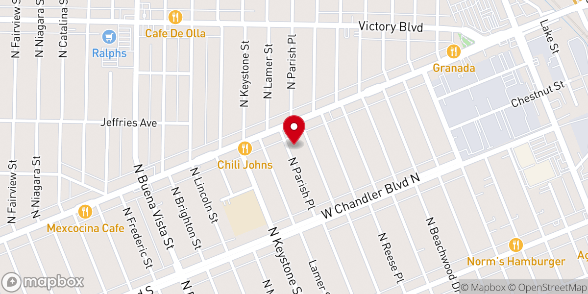 Map showing location of New Life Church of God