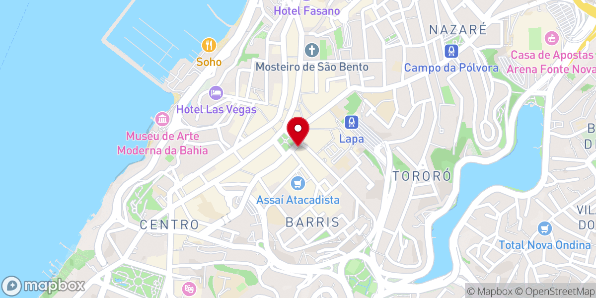 Map showing location of Santuário Arquidiocesano Nossa Senhora da Piedade