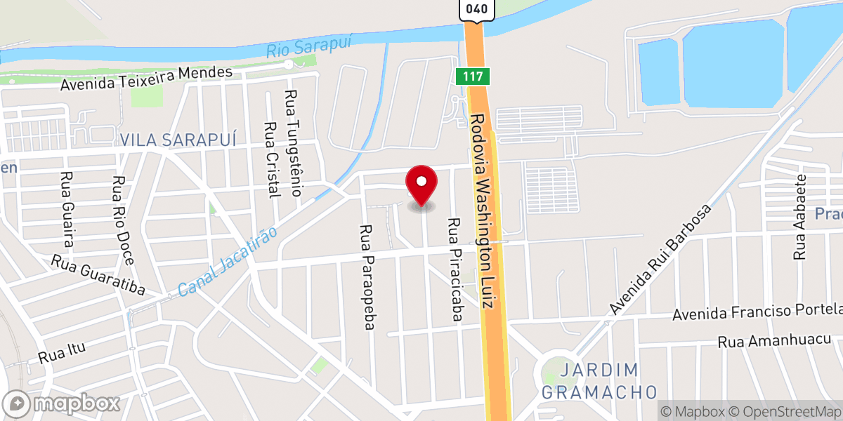 Map showing location of Igreja Pentecostal Da Libertação