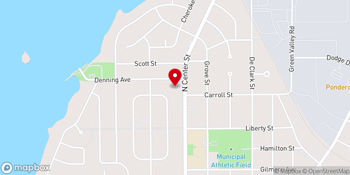 Map showing location of Good Shepherd Lutheran Church