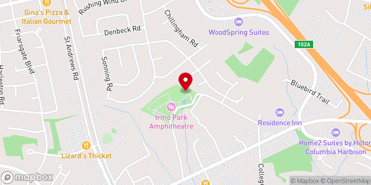 Map showing location of Moore Park