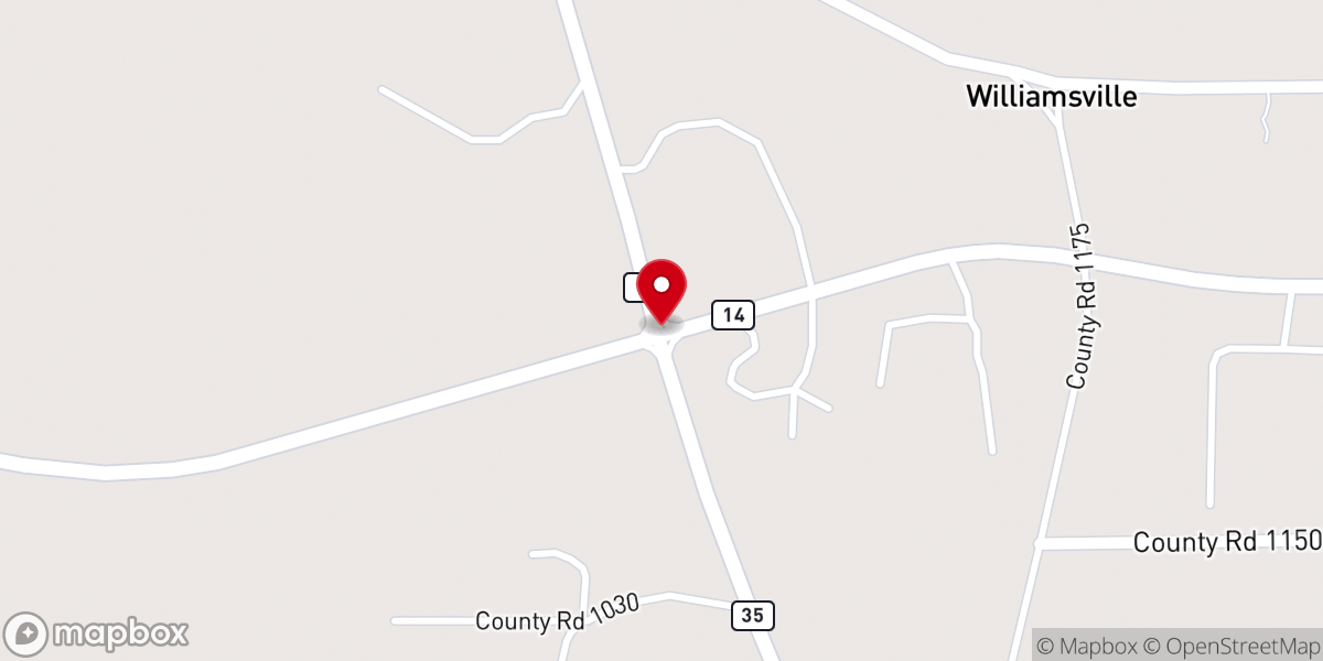 Map showing location of Mt Zion Baptist Church