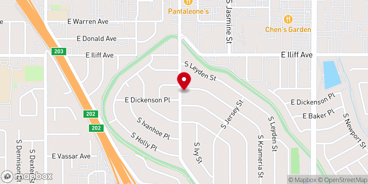 Map showing location of Holy Hills Bible Church
