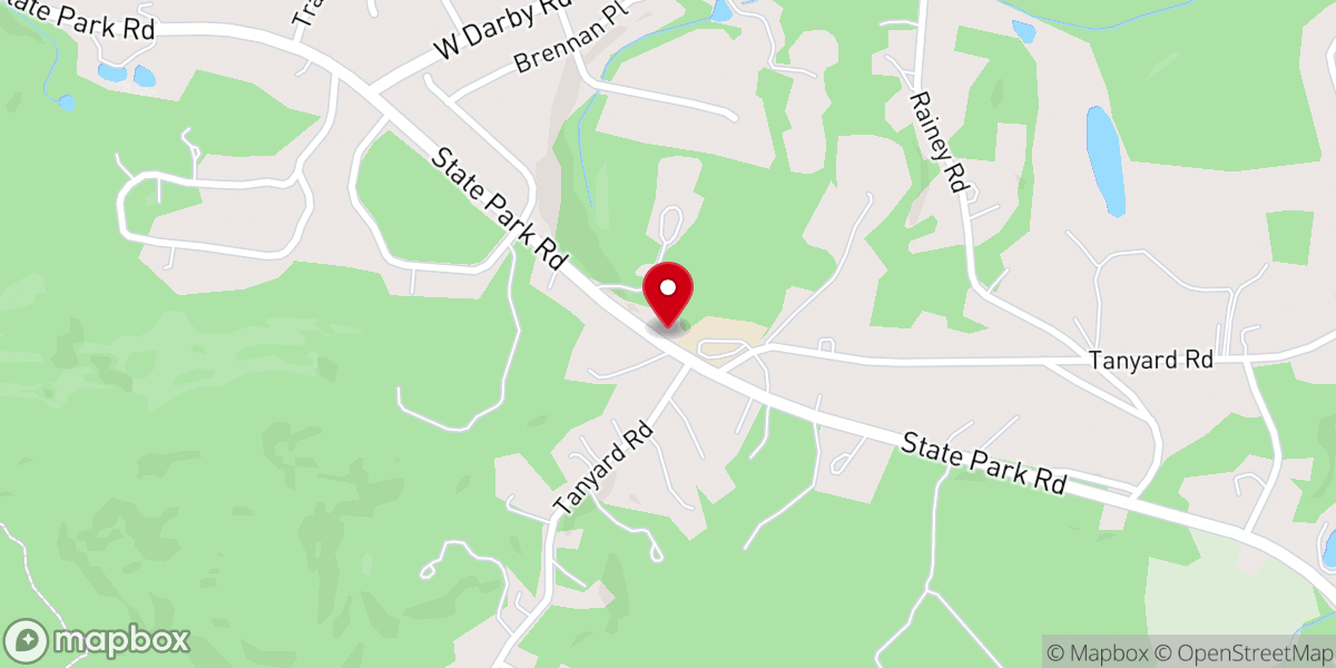 Map showing location of Mountain View Community Church