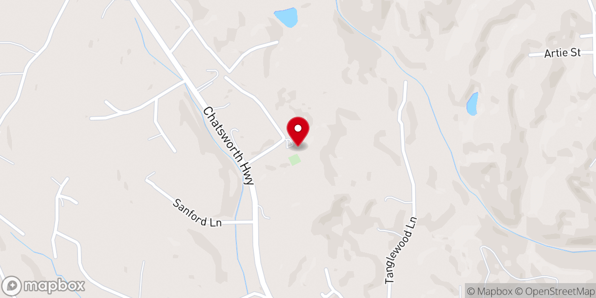Map showing location of Calvary Way Baptist Church