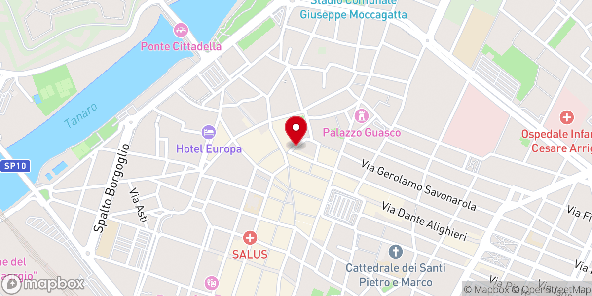 Map showing location of Santa Lucia