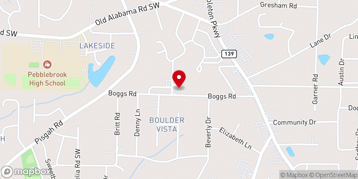 Map showing location of Salem French SDA Church Mableton