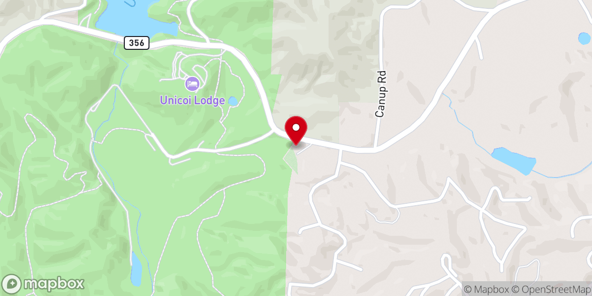 Map showing location of Union Baptist Church