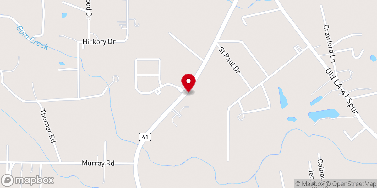 Map showing location of Pearl River Methodist Church