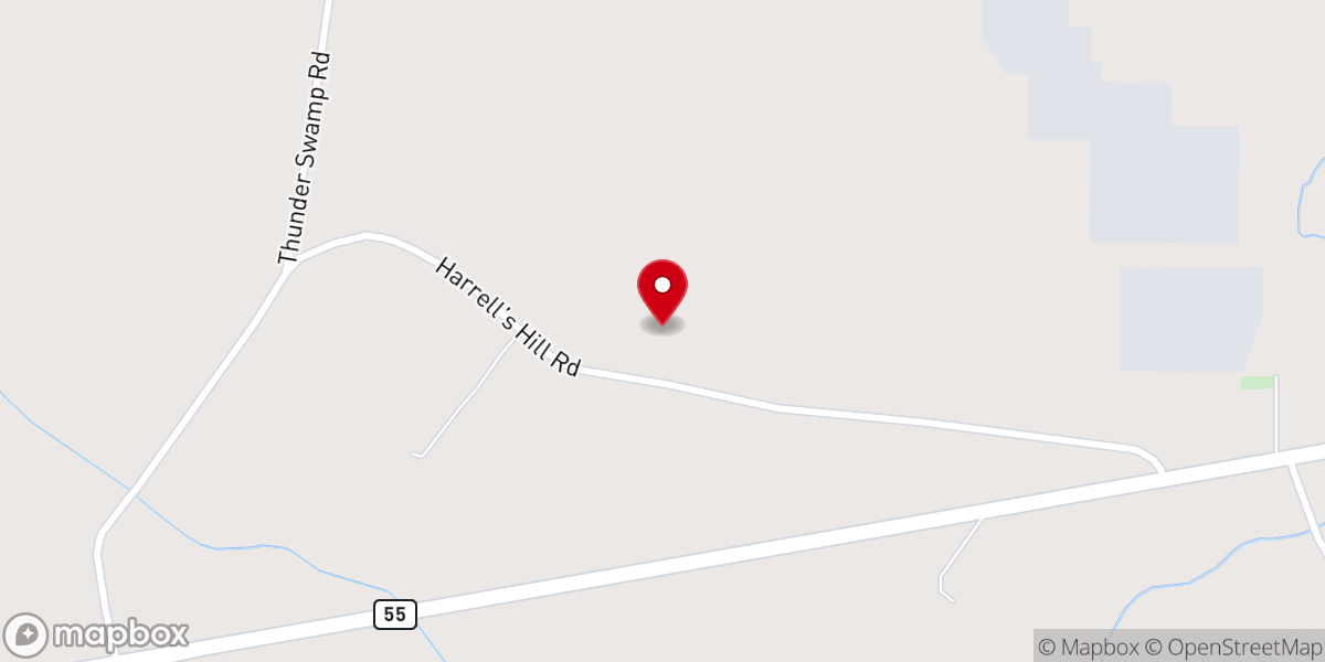 Map showing location of North Carolina Foundation for Christian Ministries