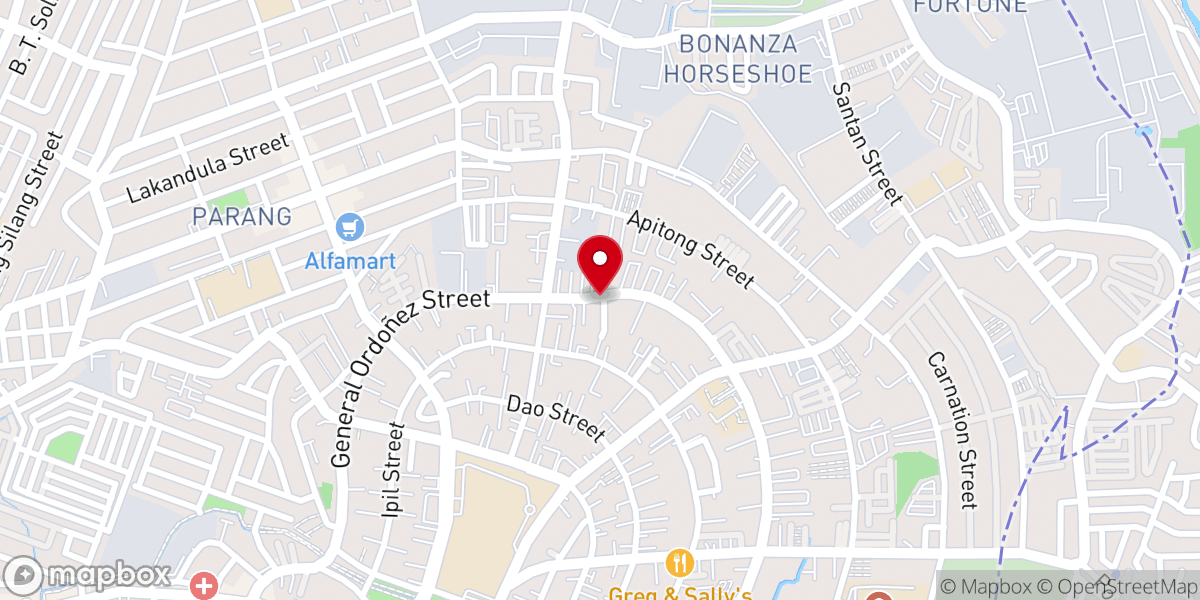 Map showing location of Master's House Baptist Church Inc.