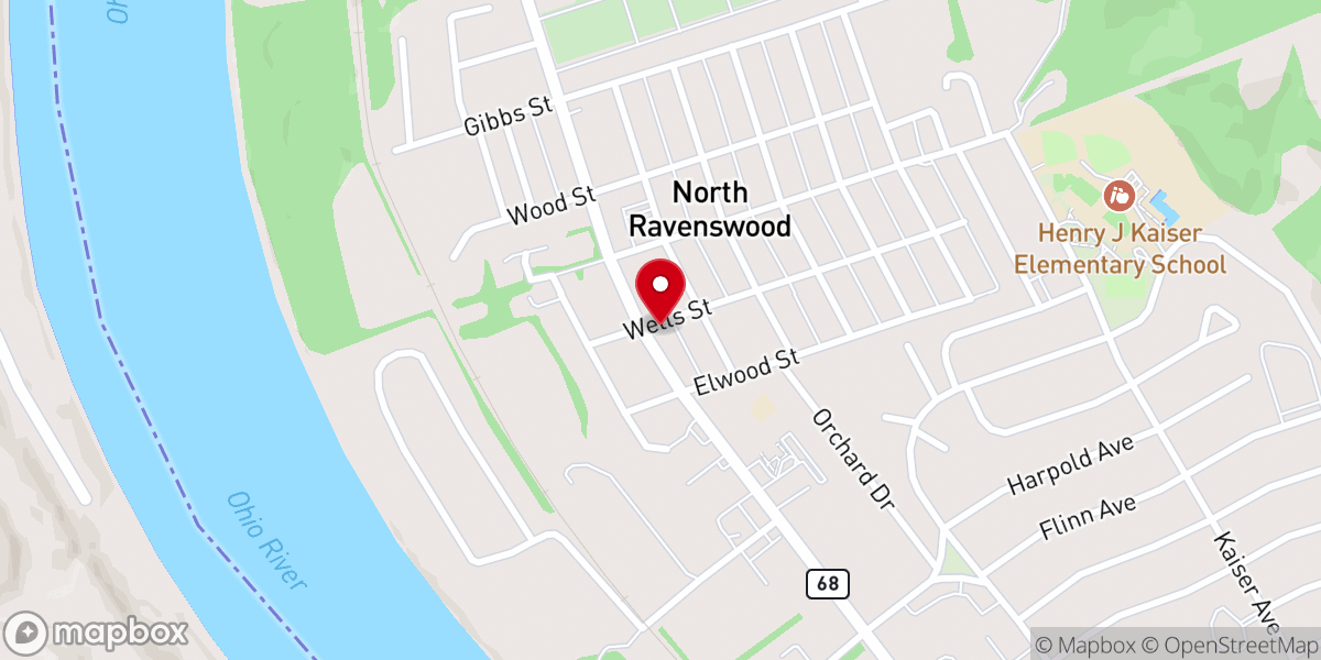 Map showing location of Hope House Ministries Inc.