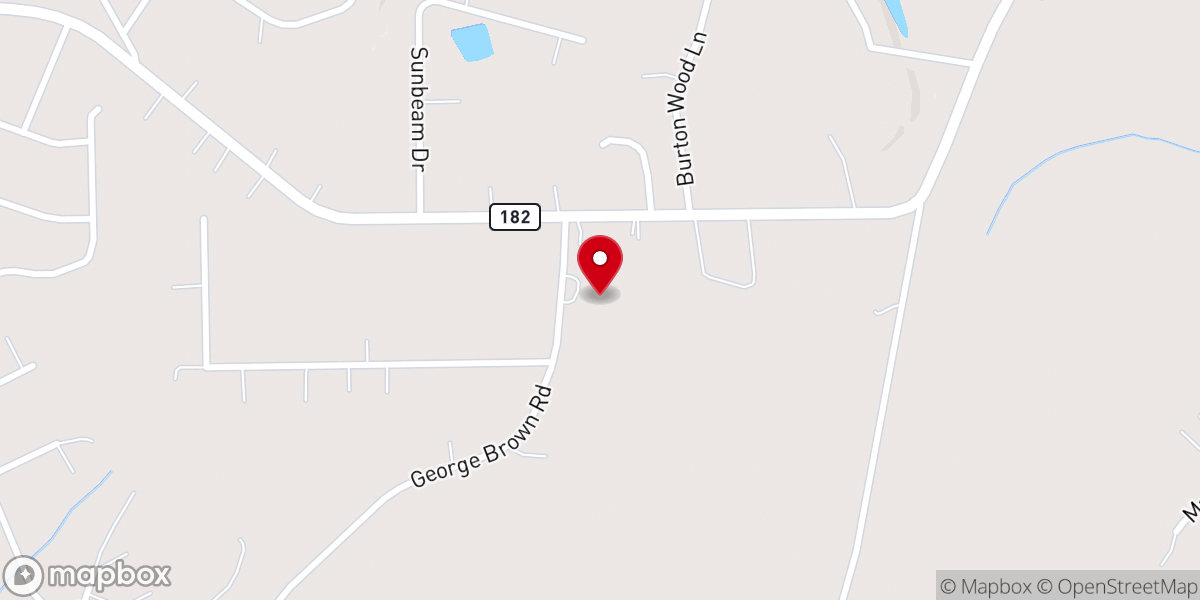 Map showing location of New Providence Full Gospel Church