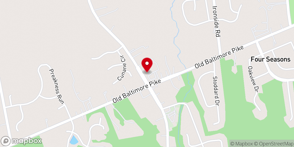 Map showing location of Lighthouse Baptist Church