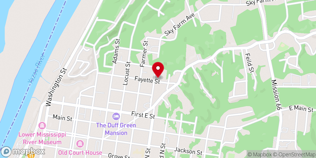 Map showing location of New Mt Pilgrim Baptist Church
