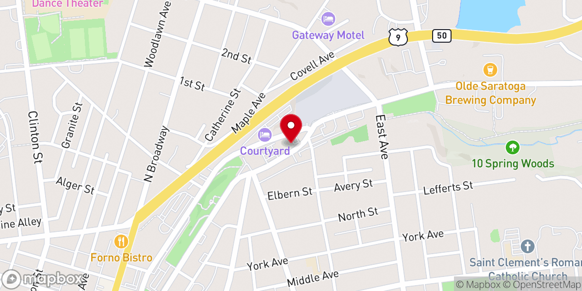 Map showing location of Grace Fellowship Saratoga