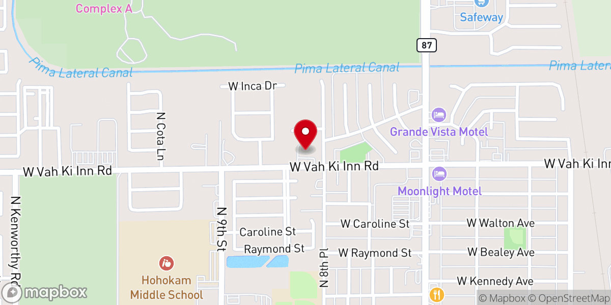 Map showing location of St Michael's Episcopal Church