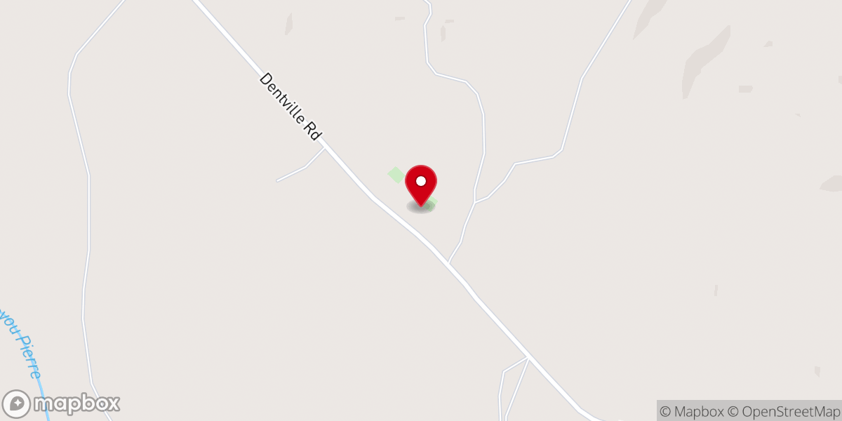 Map showing location of New Chapel Hill Missionary Baptist Church