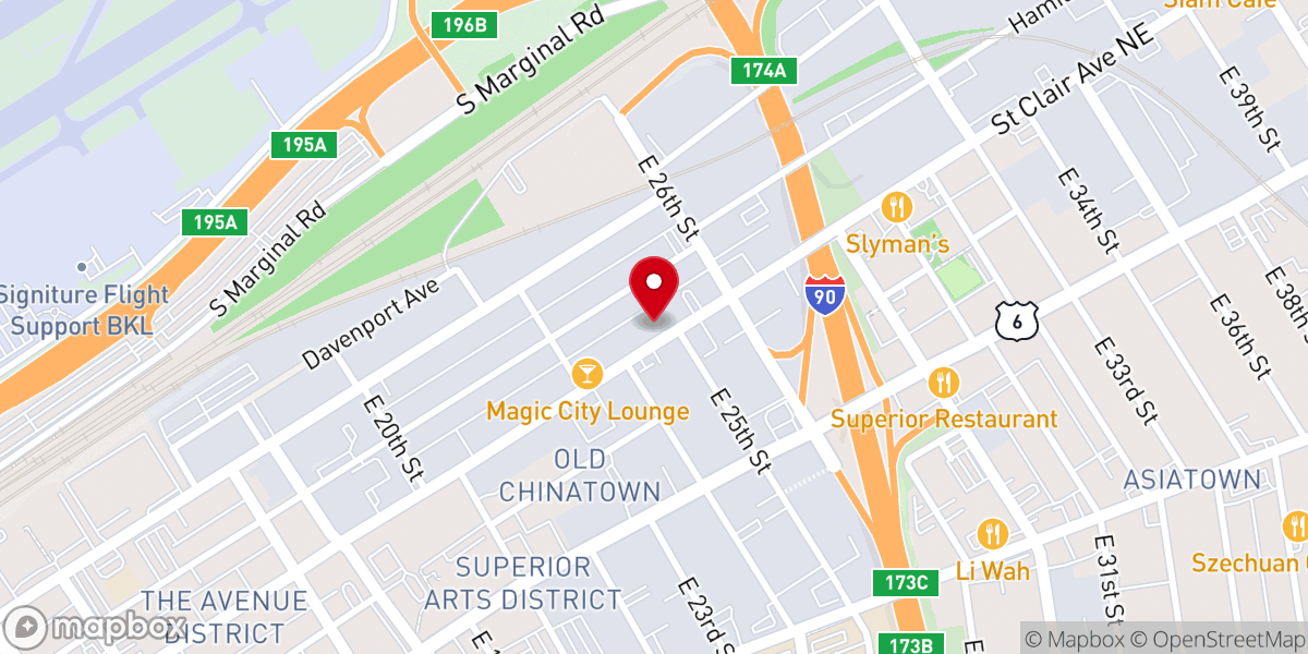 Map showing location of Cove City Church
