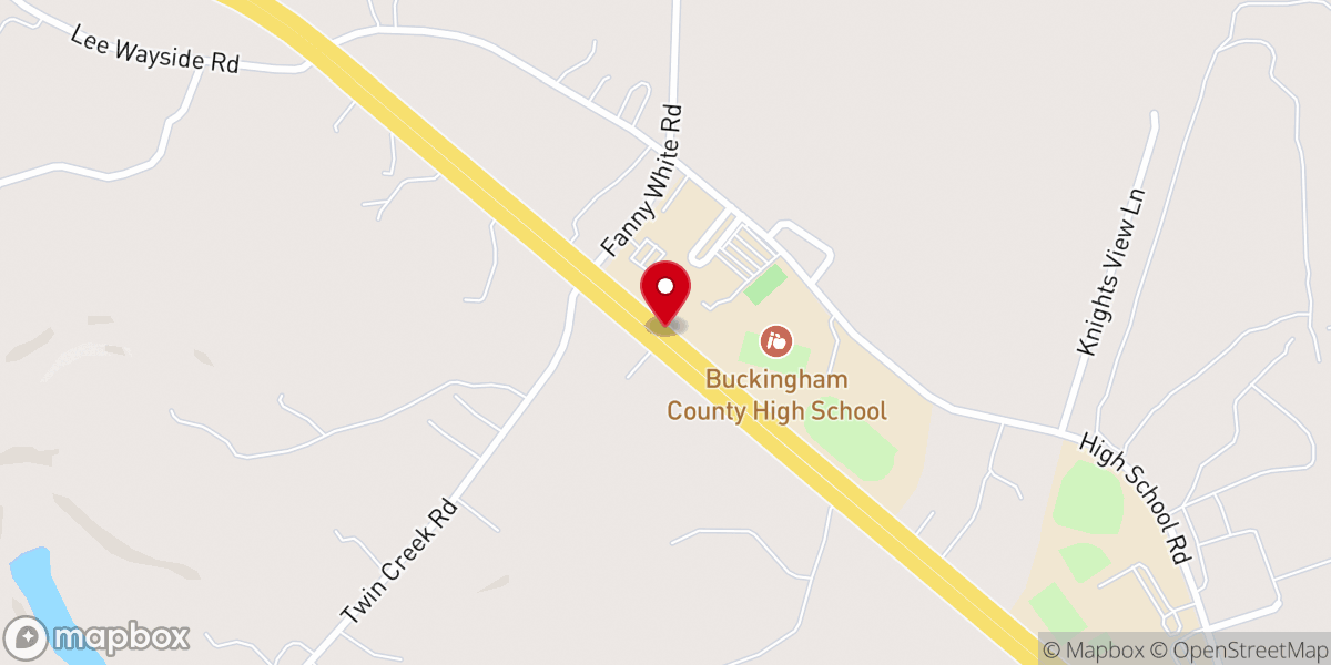 Map showing location of Maysville Presybterian Church - Food Distribution Center