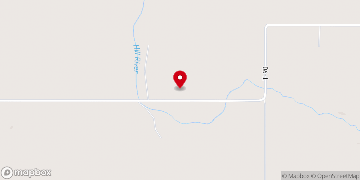 Map showing location of St. Peter's Lutheran Church