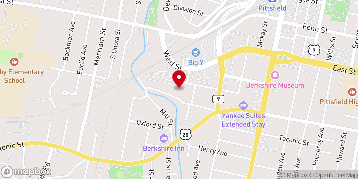 Map showing location of Clock Tower Artists