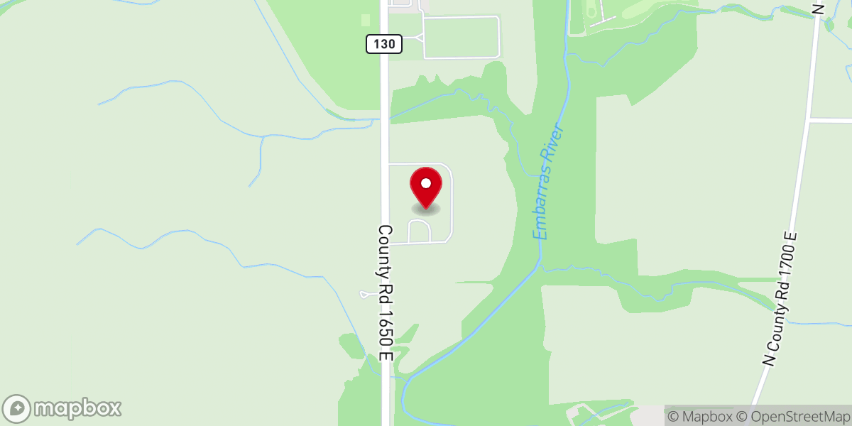 Map showing location of Living Hope Fellowship