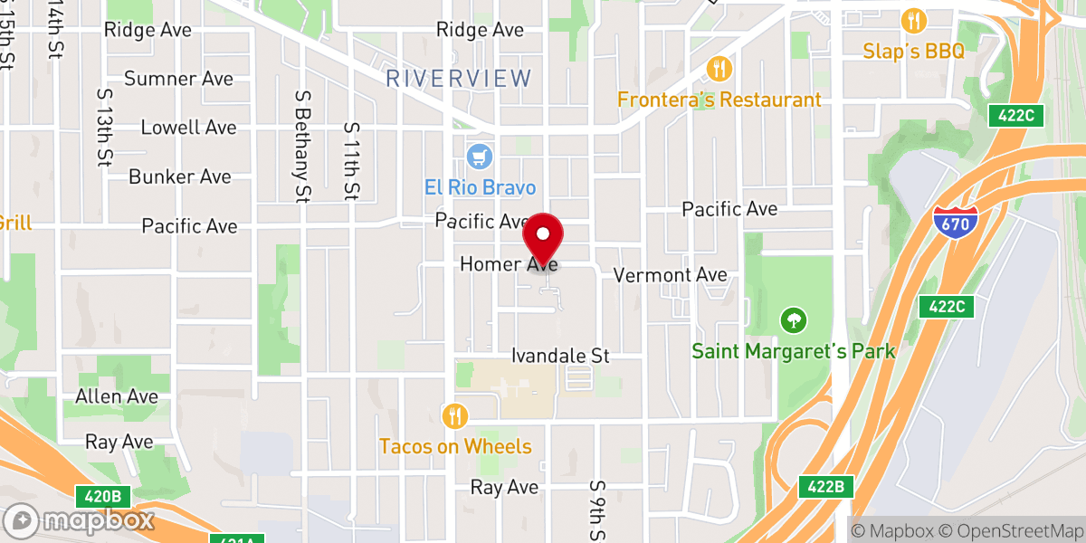 Map showing location of Little Brothers of the Lamb