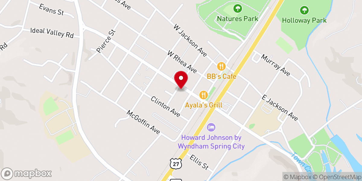 Map showing location of New Beginning Church EPC