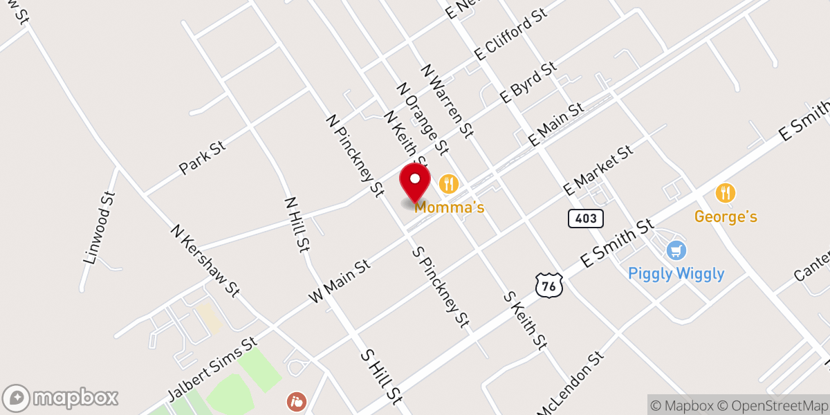 Map showing location of Jireth Pentecostal Holiness Church