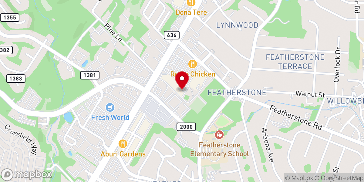 Map showing location of Victory Family Outreach Ministry
