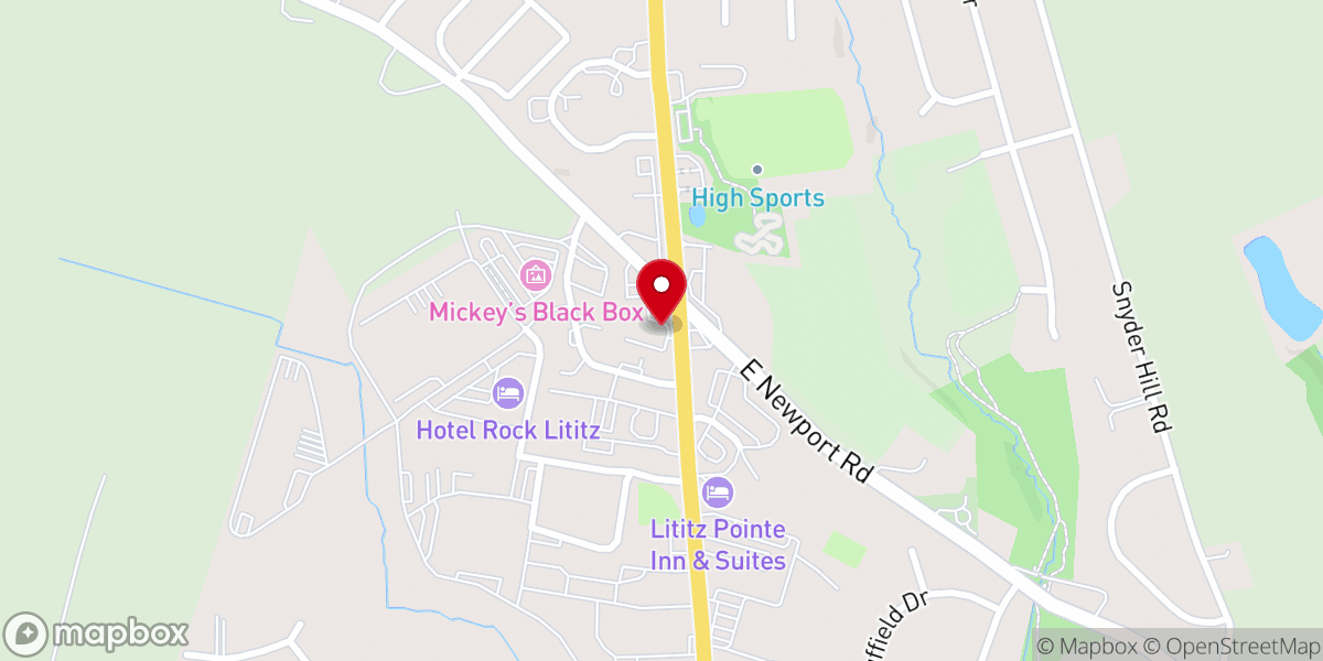 Map showing location of House of Deliverance