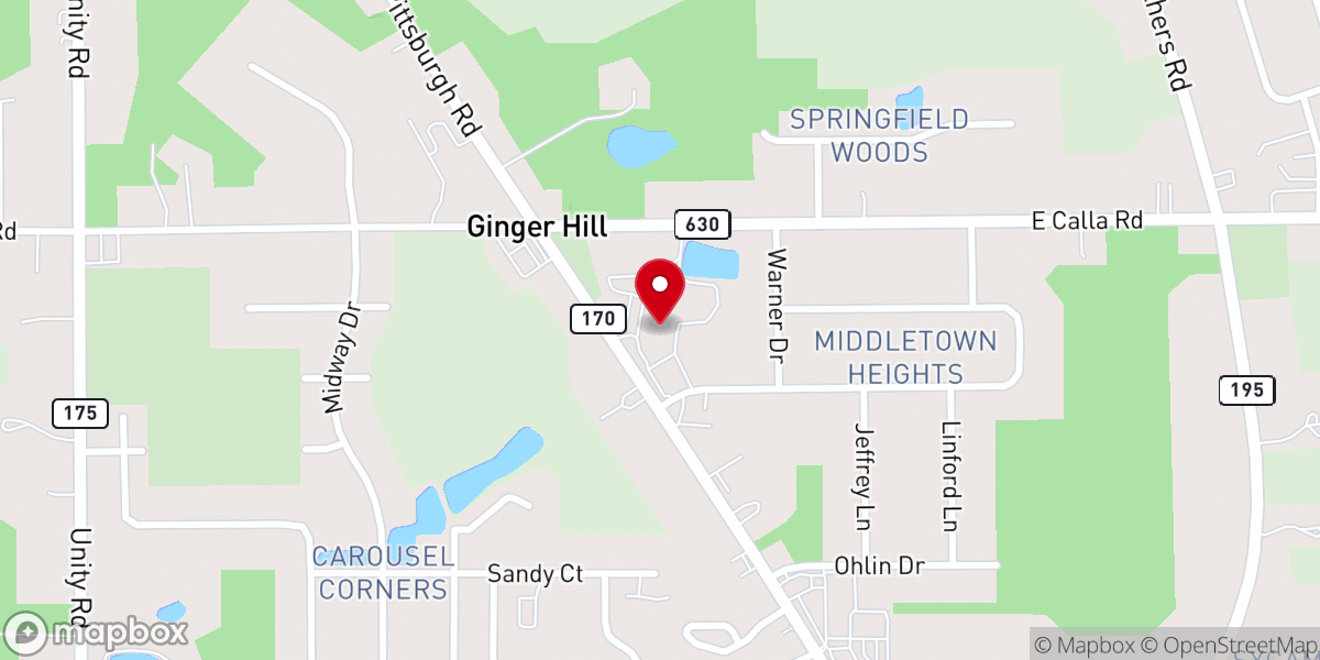 Map showing location of St. Paul The Apostle Roman Catholic Parish