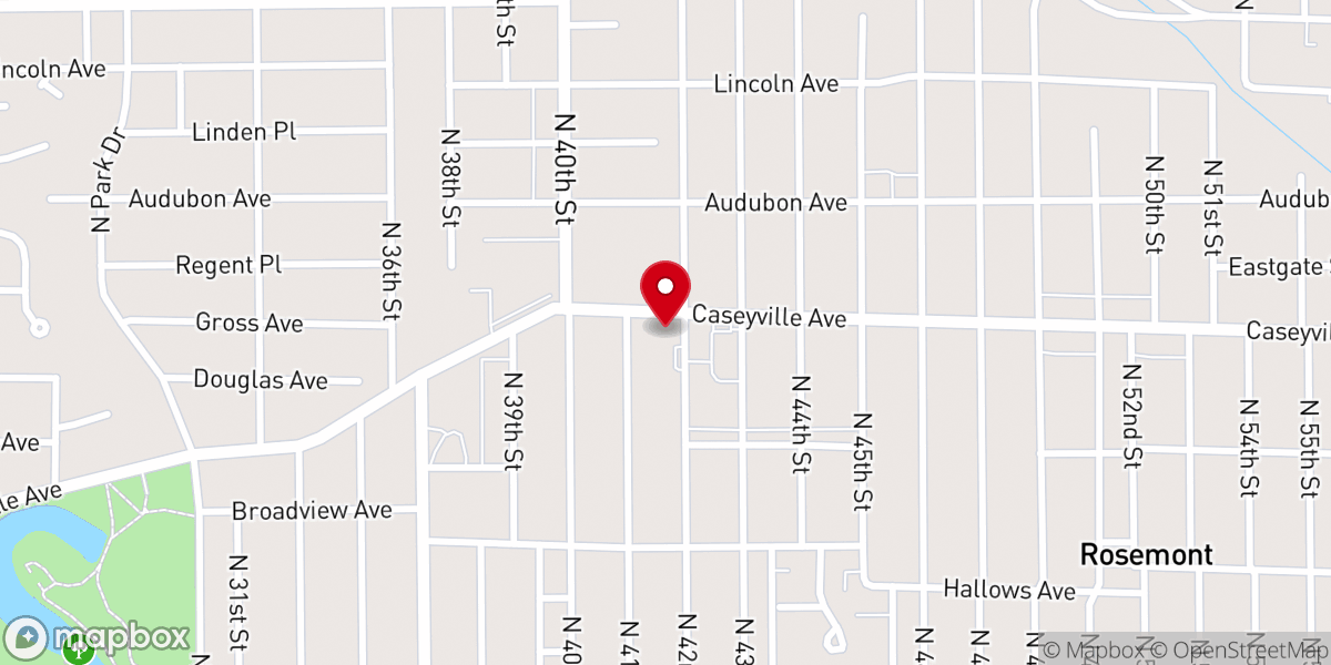 Map showing location of St Mark Missionary Baptist