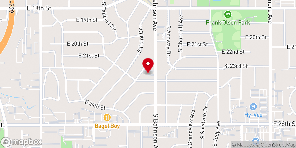 Map showing location of Church of the Holy Apostles