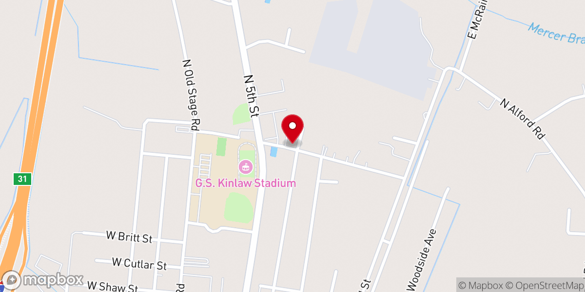 Map showing location of Faith Assembly of God