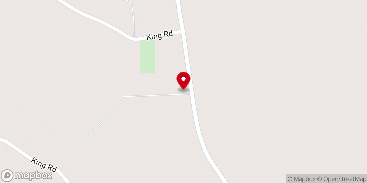 Map showing location of Salem Methodist Church