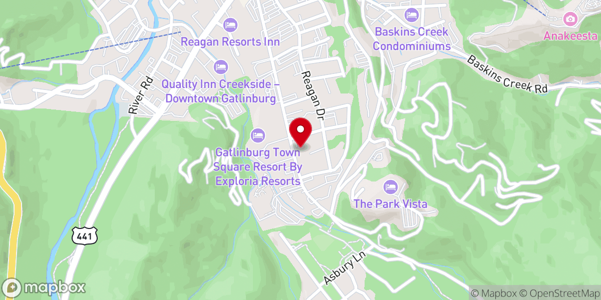Map showing location of Trinity Episcopal Church