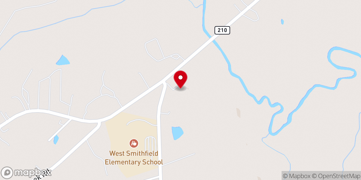 Map showing location of New Life Fellowship Church