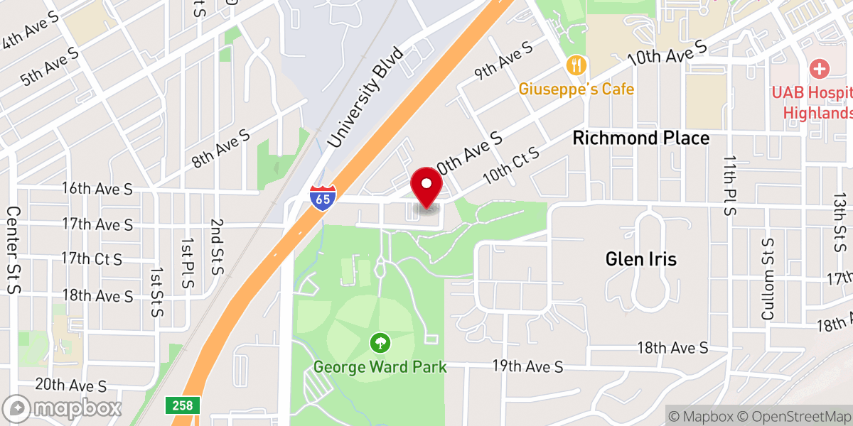 Map showing location of Saint George Melkite Catholic Church