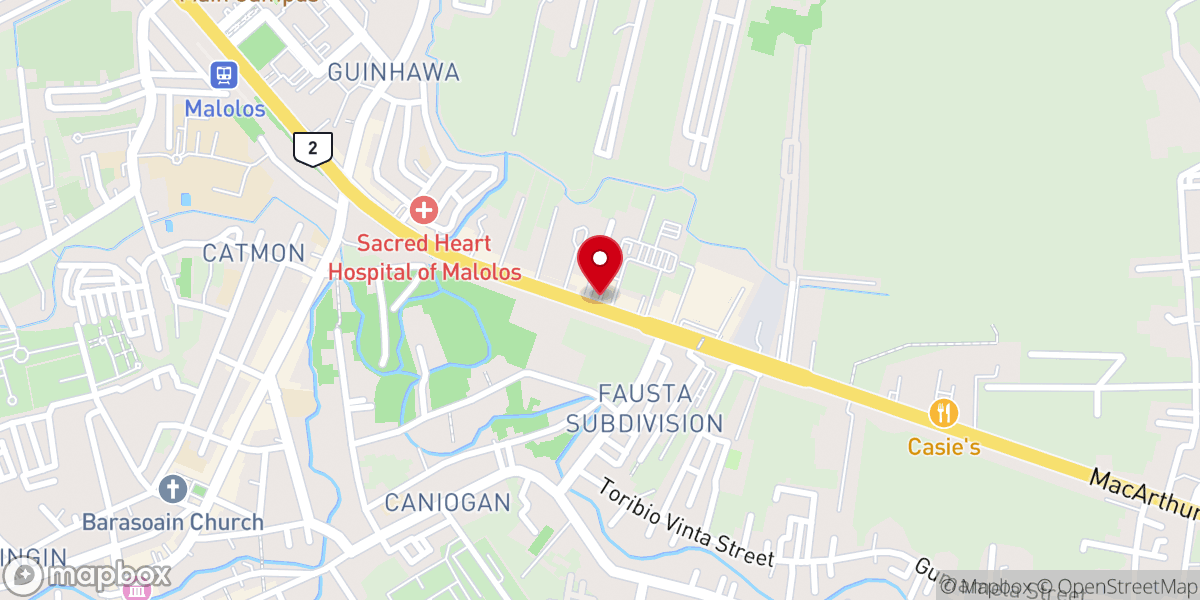 Map showing location of Jesus Christ to God be the Glory Church International - Malolos City, Bulacan