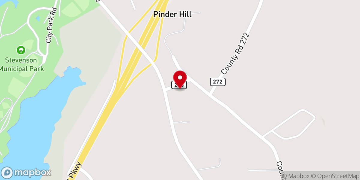 Map showing location of Rudders Chapel