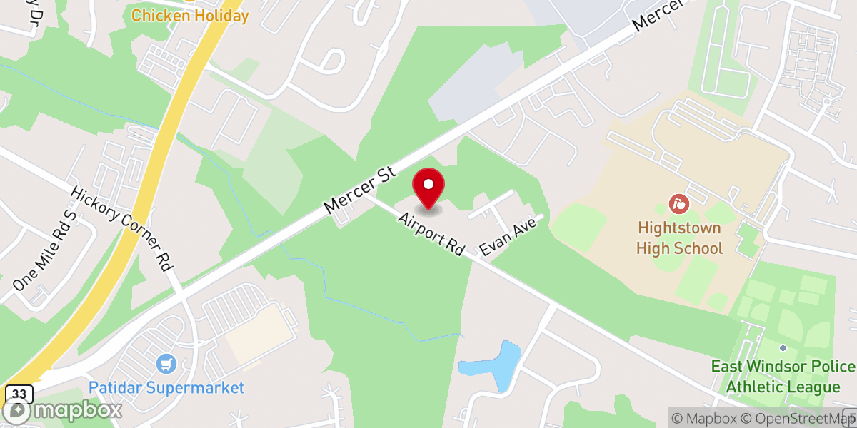 Map showing location of Mount Zion Church