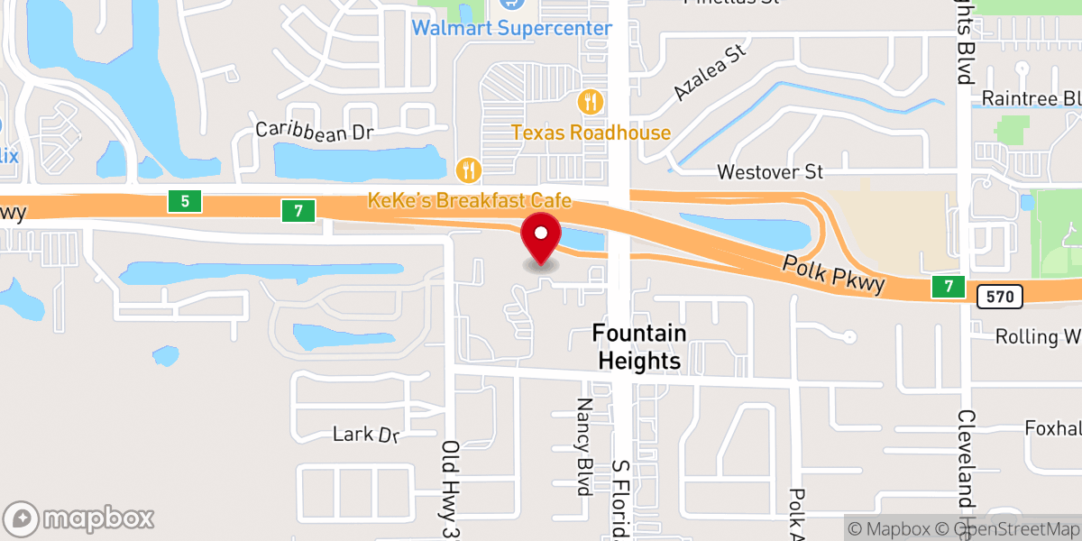 Map showing location of Church of the Resurrection - Food Distribution Center