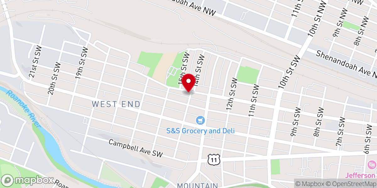Map showing location of New Beginnings Pentecostal