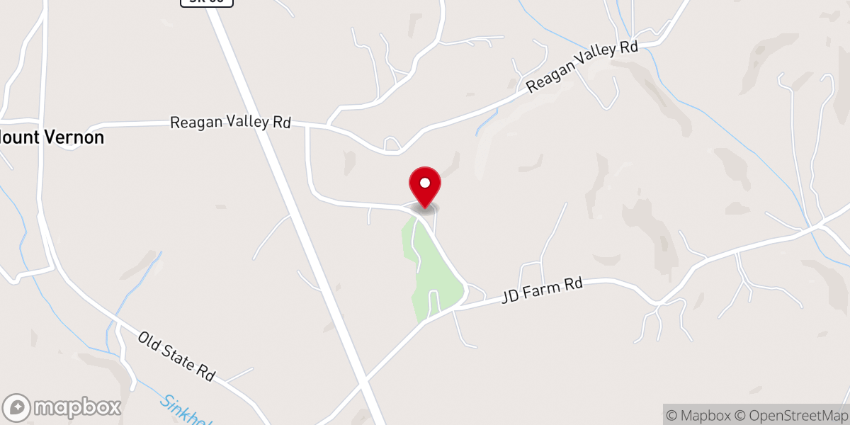 Map showing location of Eleazar United Methodist Church