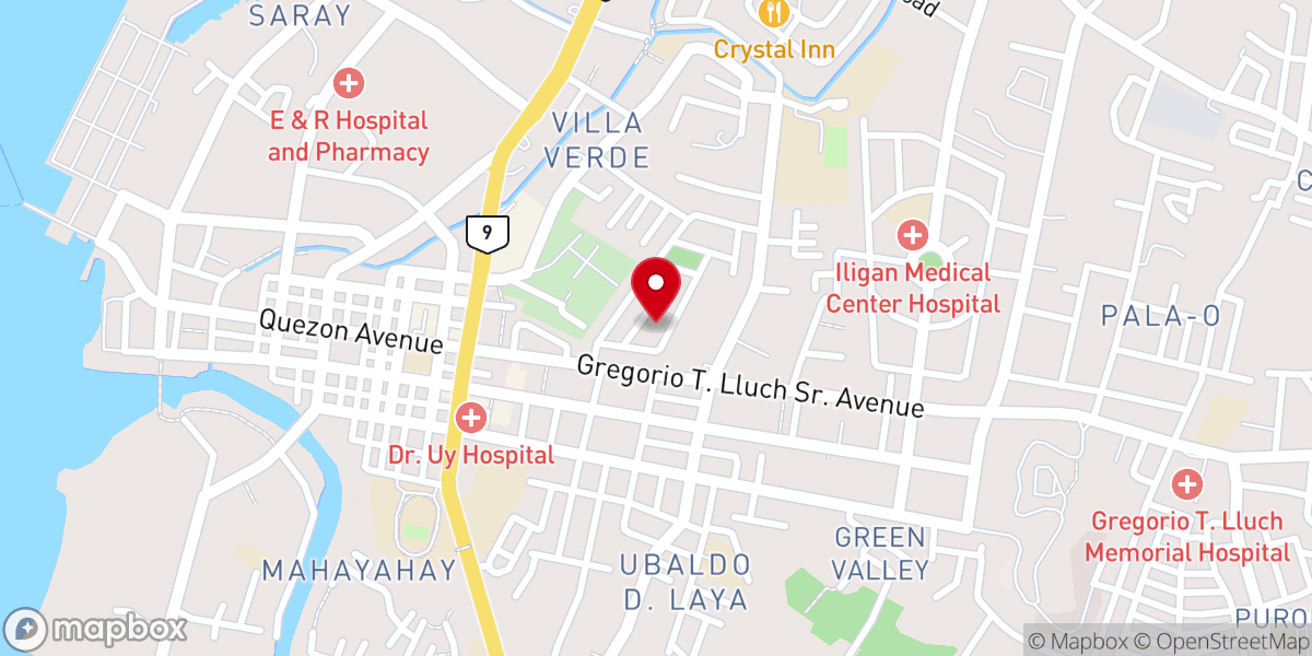Map showing location of The Church of Jesus Christ of Latter-day Saints