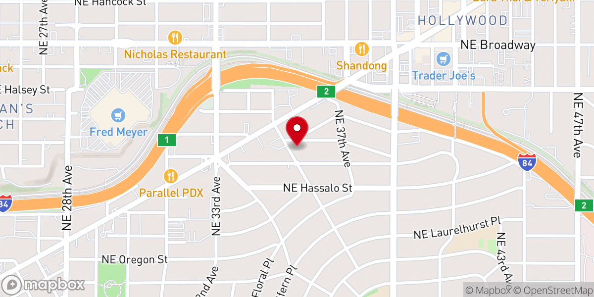 Map showing location of Word Of Life Church