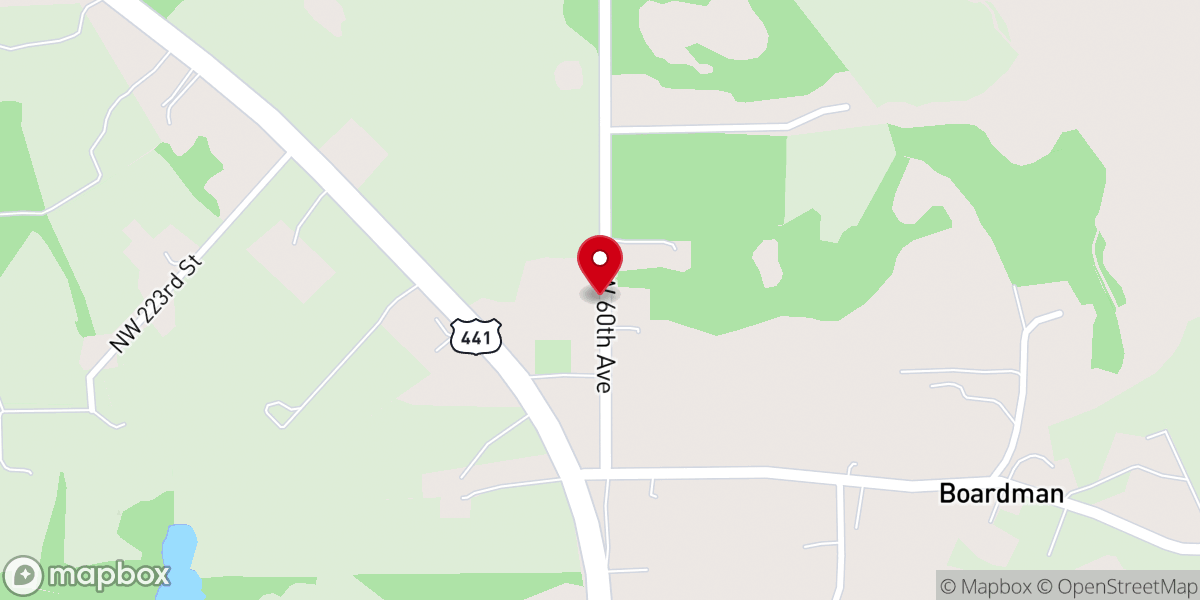 Map showing location of Mount Ella Missionary Baptist Church
